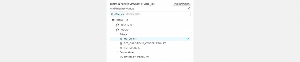 Snowflake data sharing