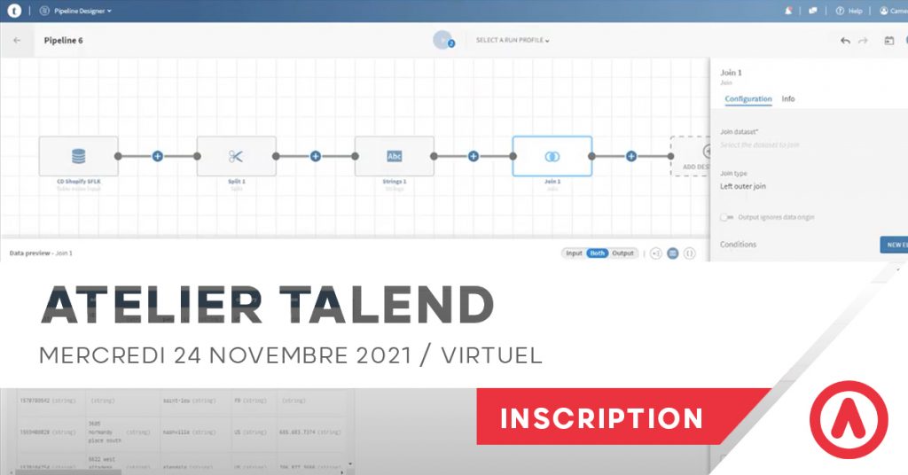 Atelier Talend Open Studio