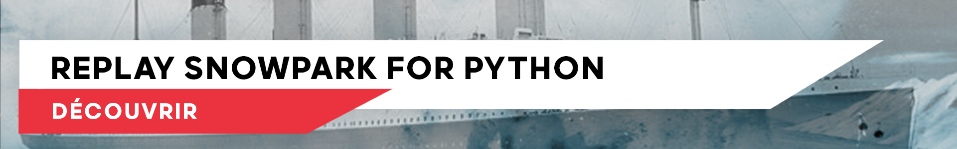 Replay Webinar Snowpark for Python
