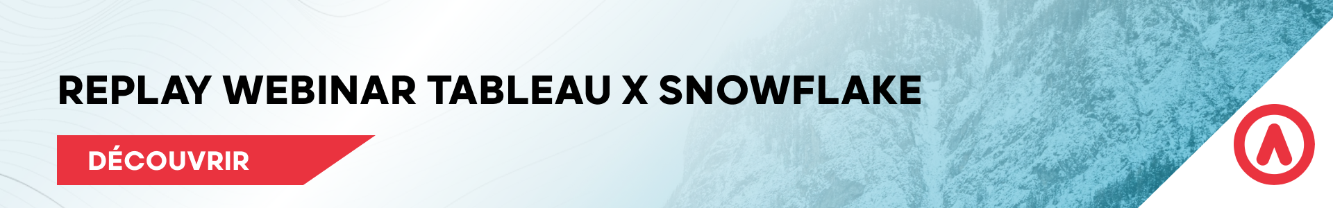 Replay Webinar Snowflake x Tableau banner