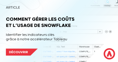 Comment gérer les coûts et l'usage de Snowflake ?