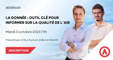 Webinar : la donnée un outil clé pour informer sur la qualité de l'air